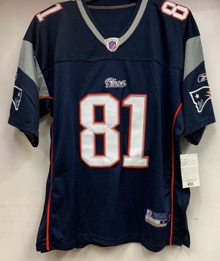 Aaron Hernandez New England Patriots Jersey blue