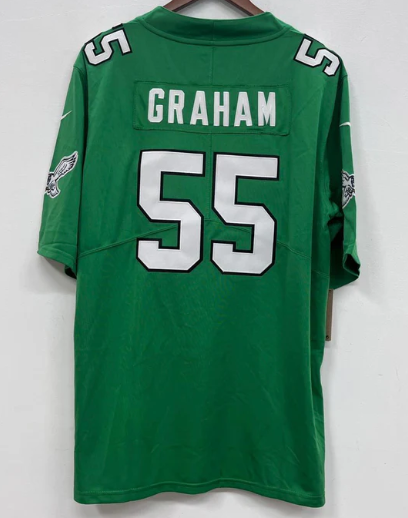 Brandon Graham Philadelphia Eagles Jersey Kelly Green