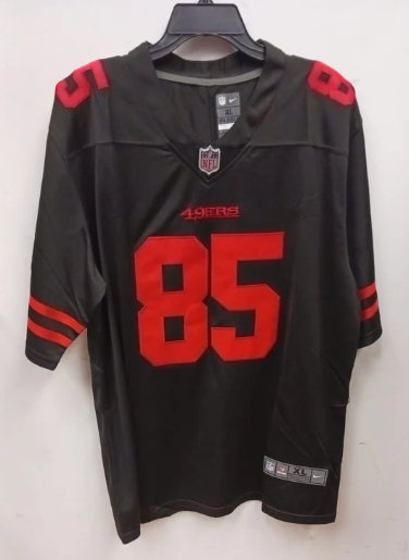 George Kittle San Francisco 49ers NFL Nike Jersey black