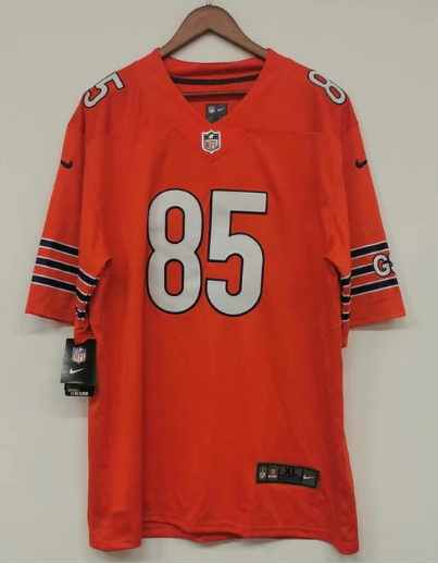Cole Kmet Chicago Bears Jersey orange