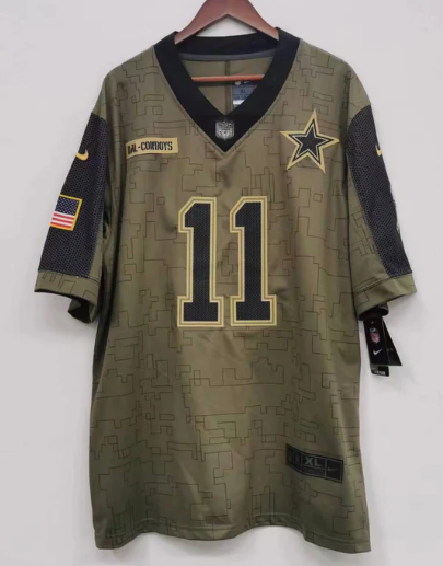 Micah Parsons Dallas Cowboys military salute to service Jersey