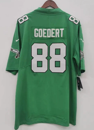 Dallas Goedert Philadelphia Eagles NFL Nike Jersey Kelly Green
