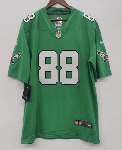 Dallas Goedert Philadelphia Eagles NFL Nike Jersey Kelly Green