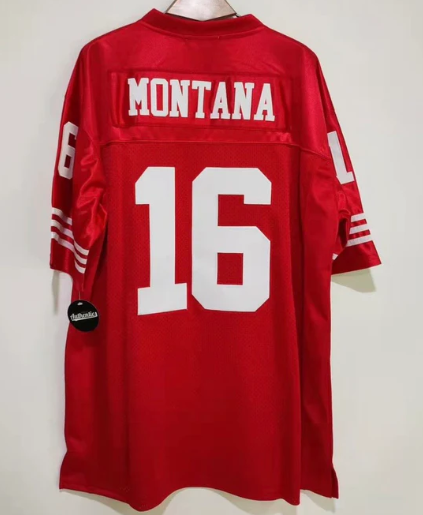 Joe Montana San Francisco 49ers Jersey Classic Authentics