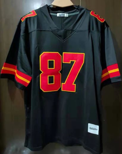 Travis Kelce Kansas City Chiefs Jersey black Classic Authentics