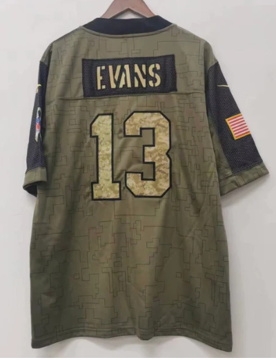 Mike Evans Tampa Bay Buccaneers military salute to service Jersey