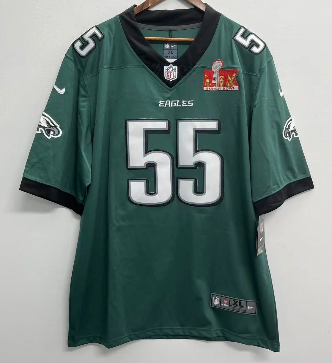 Brandon Graham YOUTH KIDS Philadelphia Eagles Super Bowl LIX jersey Nike