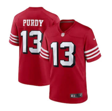 Brock Purdy San Francisco 49ers Jersey red NIKE