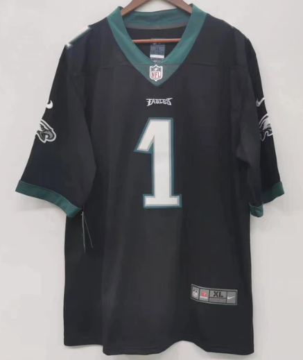 Jalen Hurts Philadelphia Eagles black NIKE Jersey