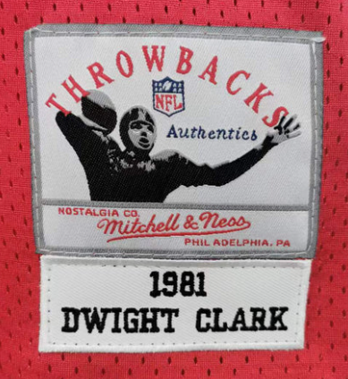 Dwight Clark San Francisco 49ers Jersey Mitchell & Ness