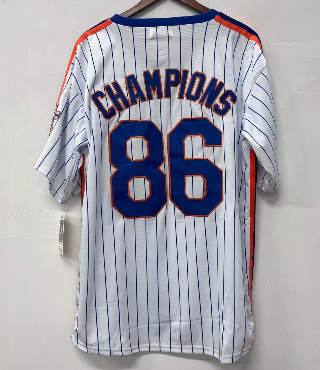 1986 New York Mets World Series Champions Jersey Mitchell & Ness