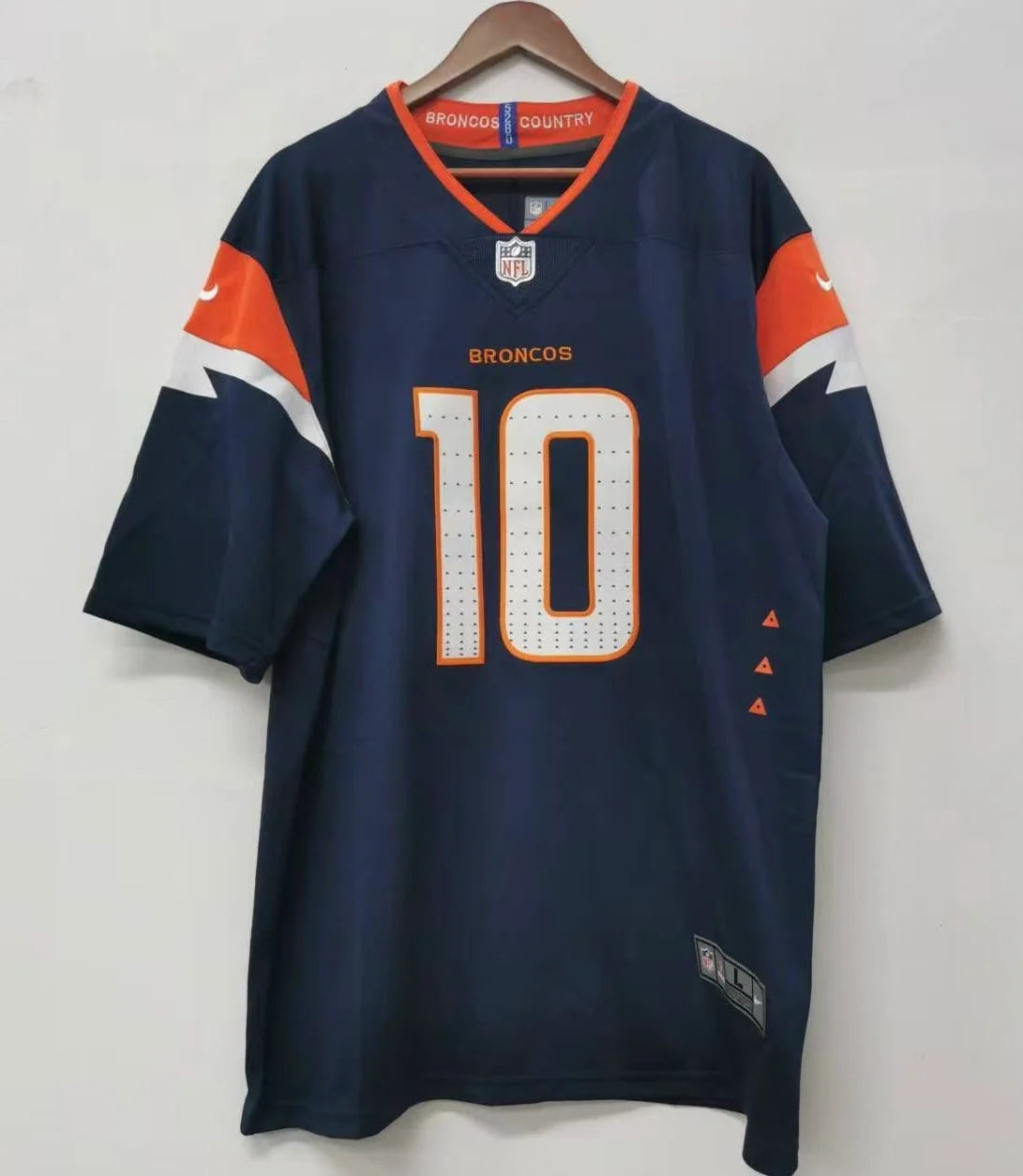 Bo Nix Denver Broncos Official NFL Nike Jersey blue