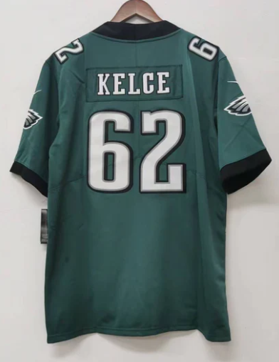 Jason Kelce Philadelphia Eagles Jersey Nike