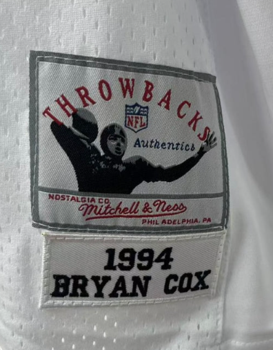 Bryan Cox Miami Dolphins Jersey 1994 Mitchell & Ness