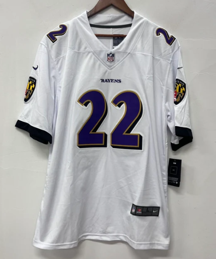 Derrick Henry Baltimore Ravens Official NFL Jersey Nike white