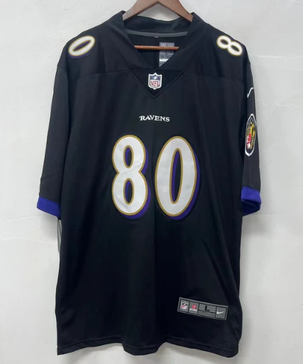 Isaiah Likely Baltimore Ravens Official NFL Jersey Nike Black