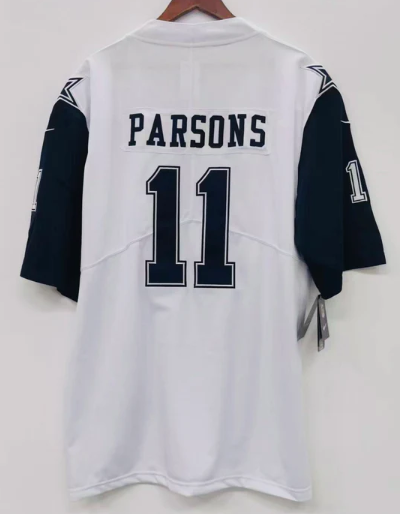 Micah Parsons Dallas Cowboys Jersey blue and white NIKE
