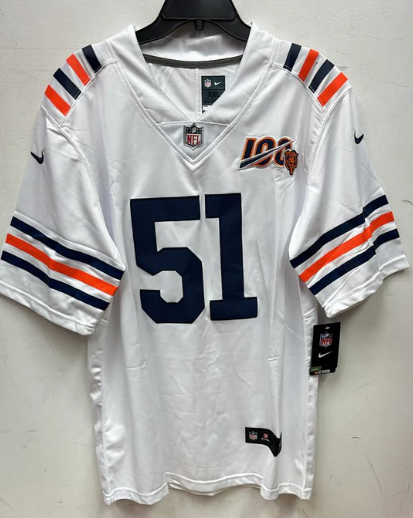 Dick Butkus Chicago Bears Jersey white Nike