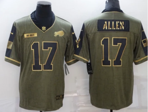 Josh Allen Buffalo Bills military salute to service Jersey Nike