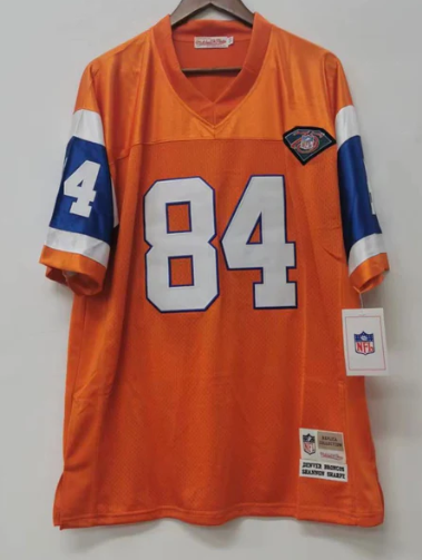 Shannon Sharpe Mitchell & Ness Denver Broncos Jersey Orange