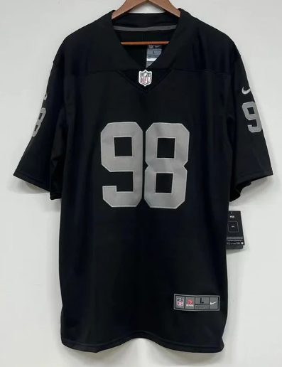 Maxx Crosby Las Vegas Raiders Official NFL Nike Jersey black