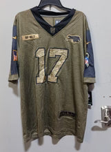 Josh Allen Buffalo Bills military salute to service Jersey Nike cammo numbers