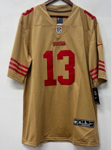 Brock Purdy San Francisco 49ers Official NFL NIKE Jersey Gold