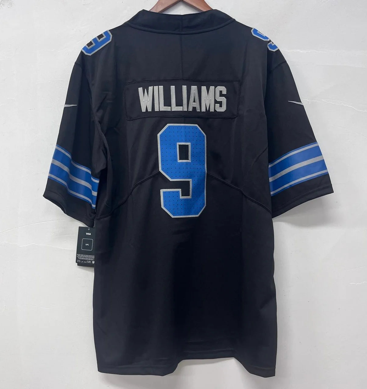 Jameson Williams Detroit Lions Official 2024 Nike Jersey black