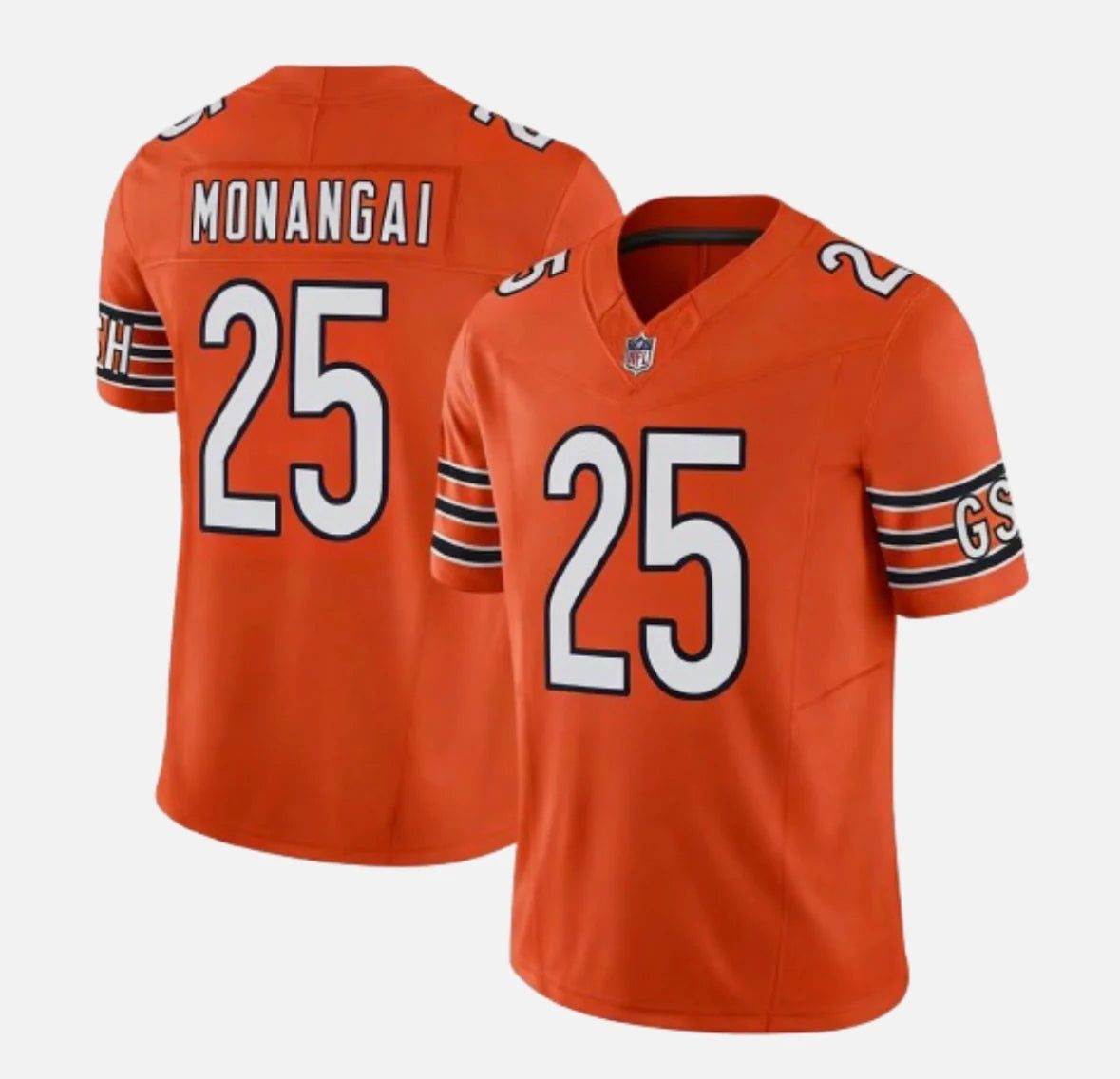 Kyle Monangai Chicago Bears official NFL Nike Jersey
