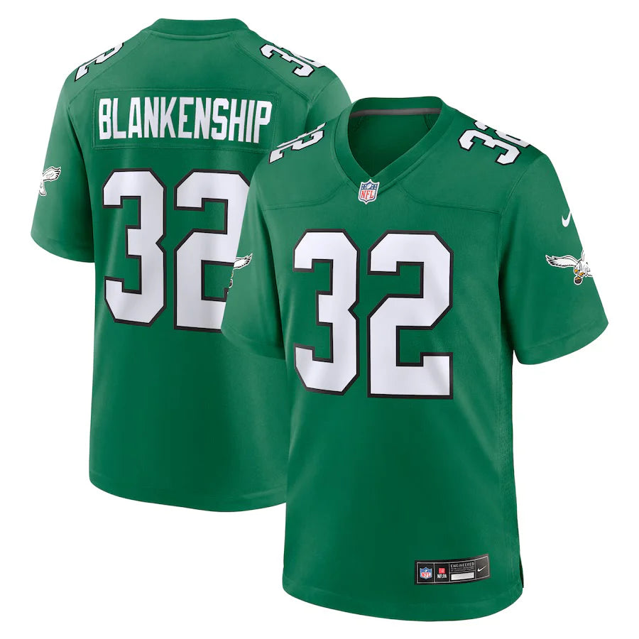 Reed Blankenship Philadelphia Eagles Jersey Kelly Green