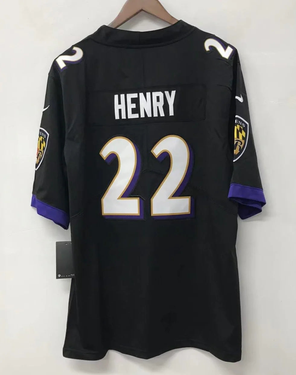 Derrick Henry Baltimore Ravens Official NFL Jersey Nike black