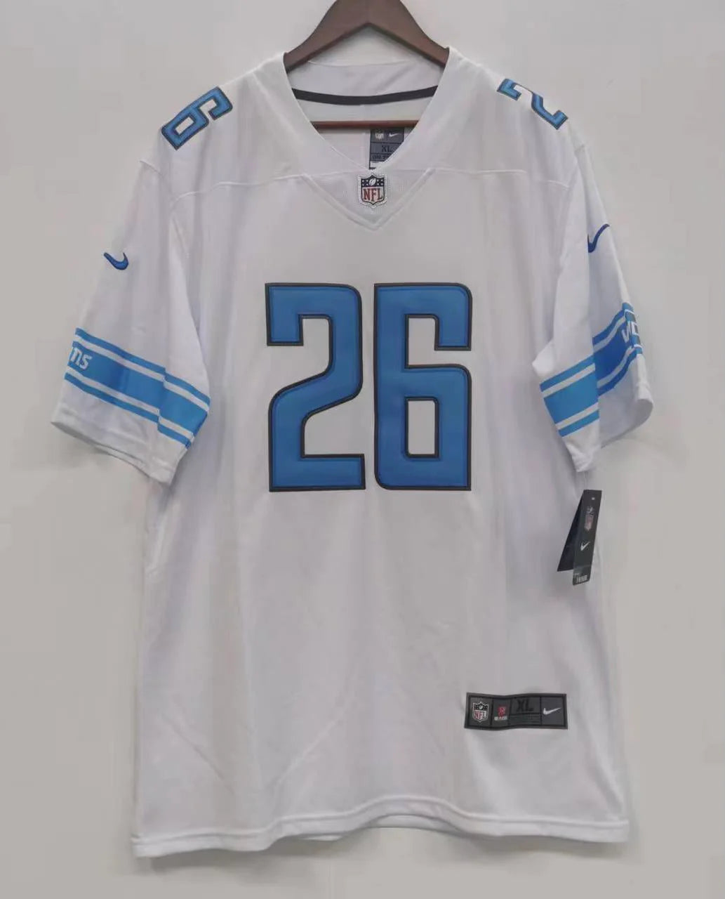 Jahmyr Gibbs Detroit Lions Jersey white Nike