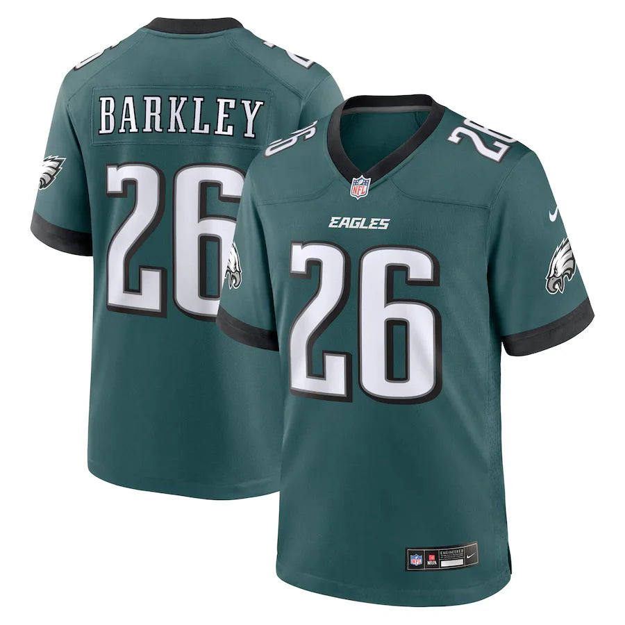 Saquon Barkley Philadelphia Eagles Jersey Nike Midnight green