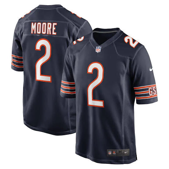 D.J. Moore Chicago Bears Jersey Nike
