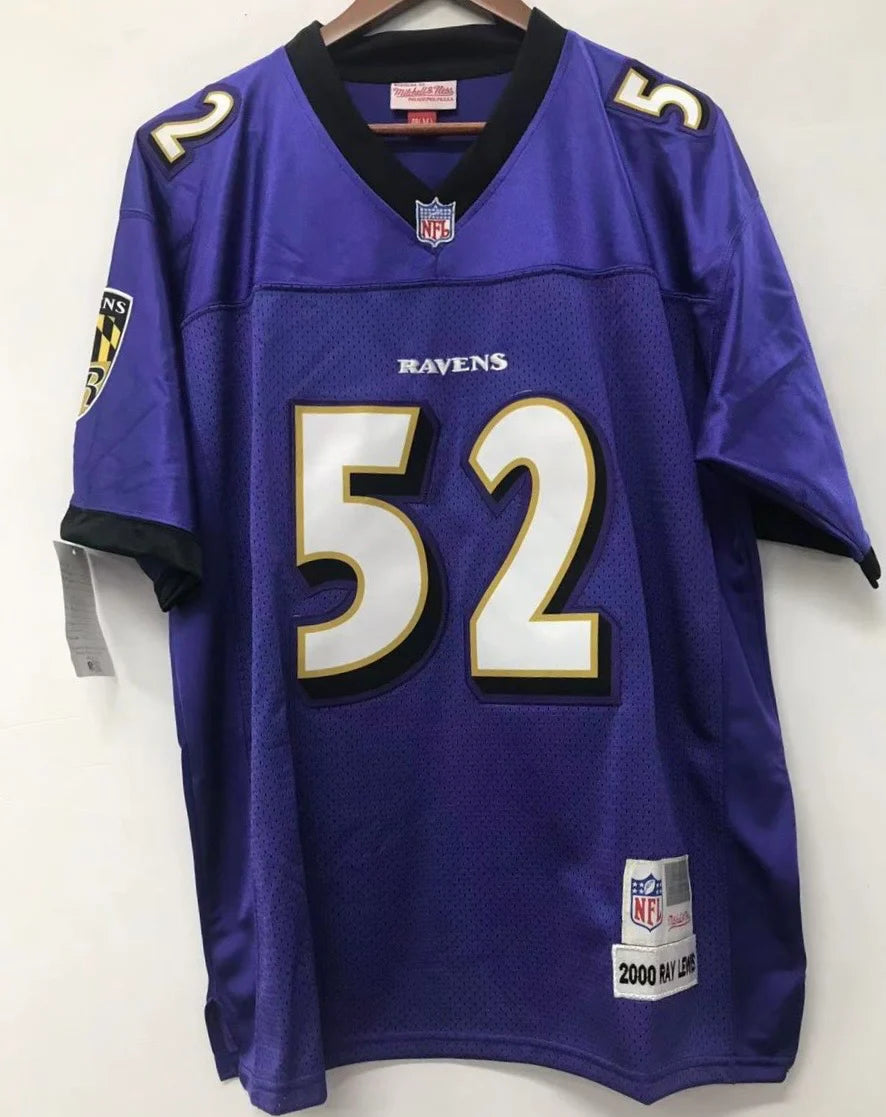 Ray Lewis Baltimore Ravens Jersey purple Mitchell & Ness