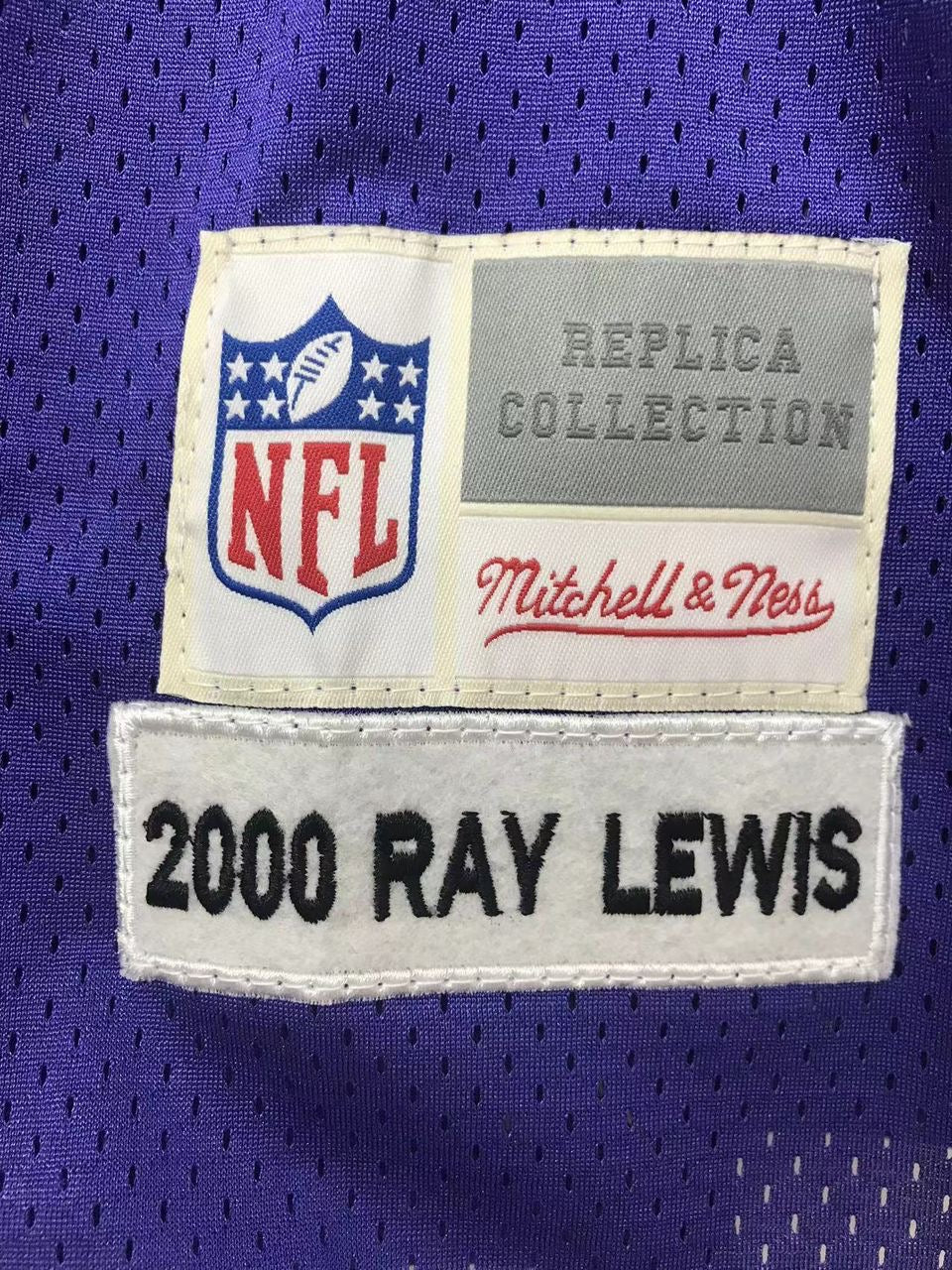 Ray Lewis Baltimore Ravens Jersey purple Mitchell & Ness