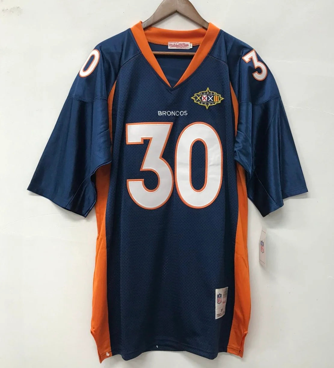 Terrell Davis Mitchell & Ness Denver Broncos Jersey Blue