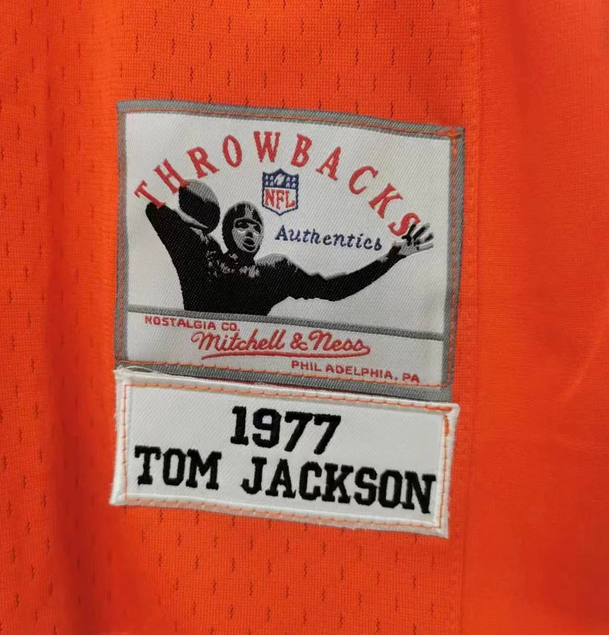 Tom Jackson Mitchell & Ness Denver Broncos Jersey Orange