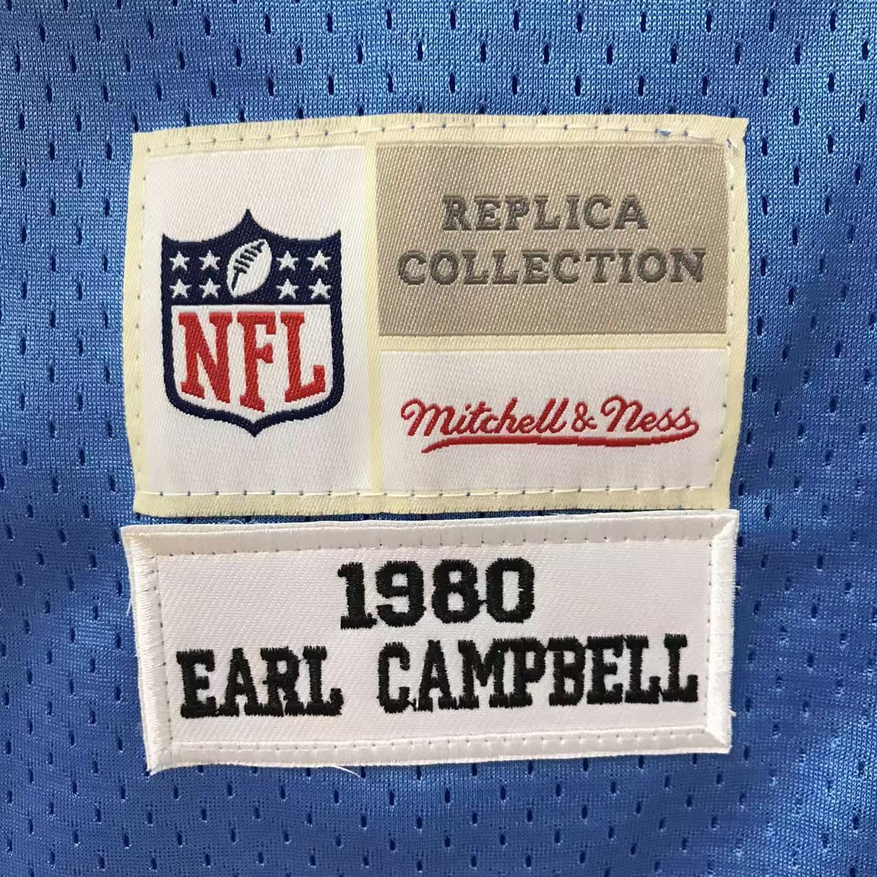 Earl Campbell Houston Oilers Mitchell & Ness Jersey