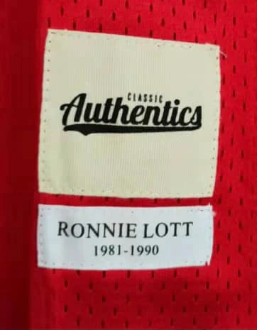 Ronnie Lott San Francisco 49ers Jersey Classic Authentics