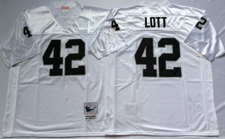 Ronnie Lott Oakland Raiders Jersey white