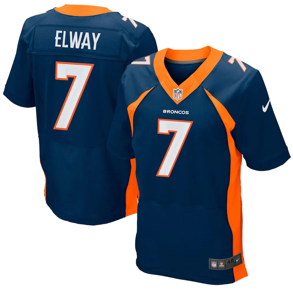 John Elway Denver Broncos Official NFL Nike Jersey blue