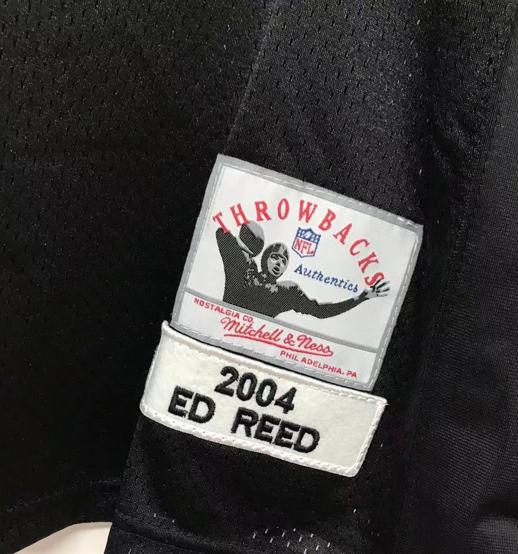 Ed Reed Baltimore Ravens official Mitchell & Ness Jersey black
