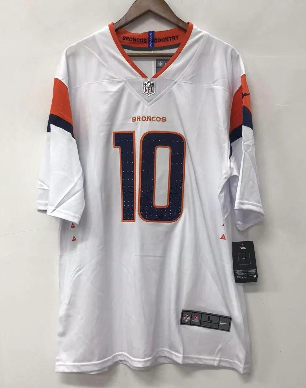 Bo Nix Denver Broncos Official NFL Jersey Nike white