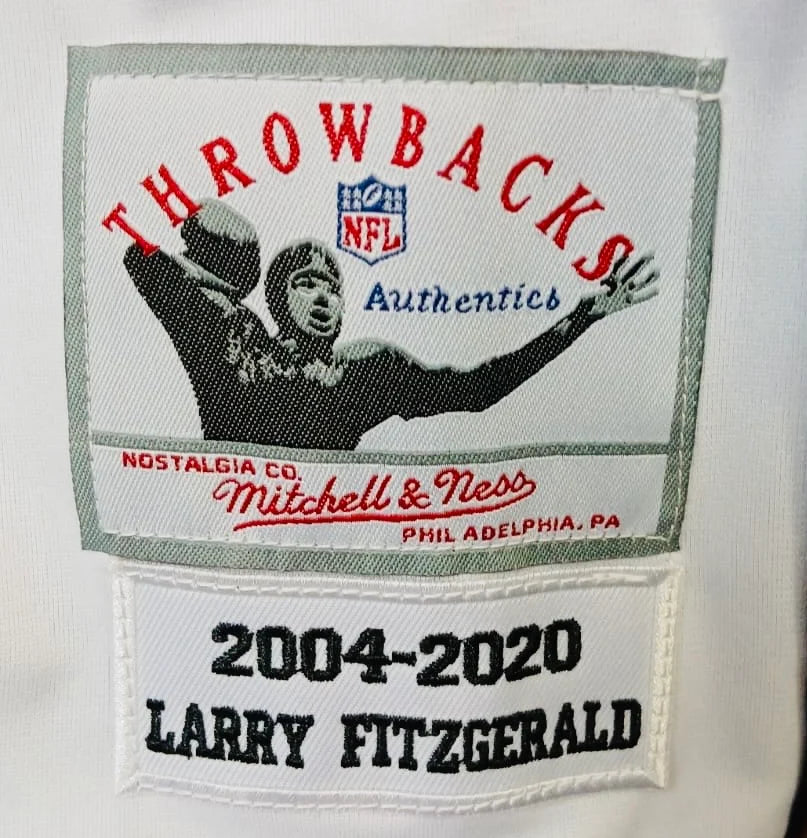 Larry Fitzgerald Arizona Cardinals official NFL Mitchell & Ness Jersey