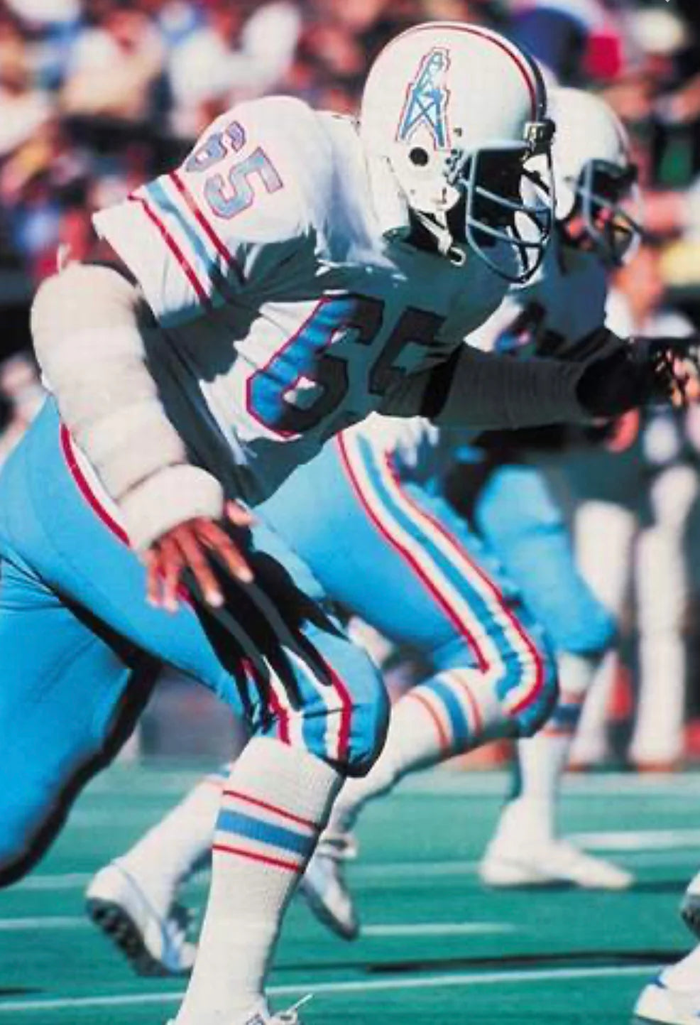 Elvin Bethea Houston Oilers NFL Mitchell & Ness Jersey