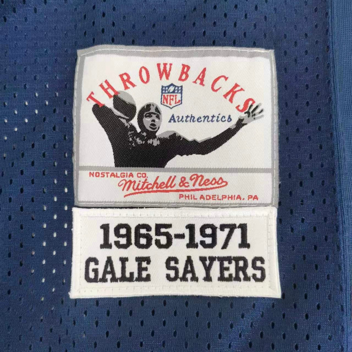 Gale Sayers Chicago Bears Official NFL Mitchell & Ness Jersey