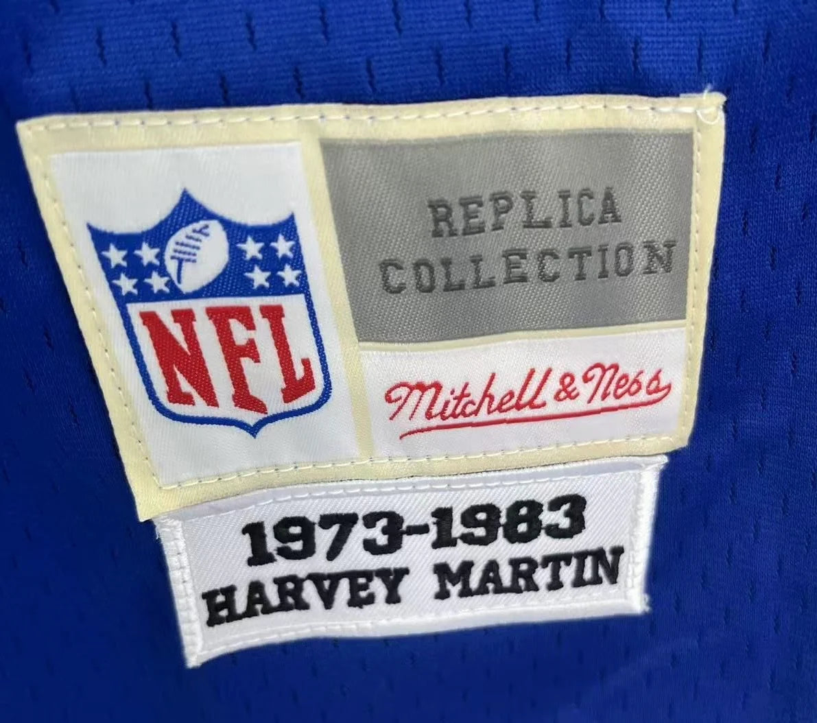 Harvey Martin Dallas Cowboys Official NFL Jersey blue Mitchell & Ness