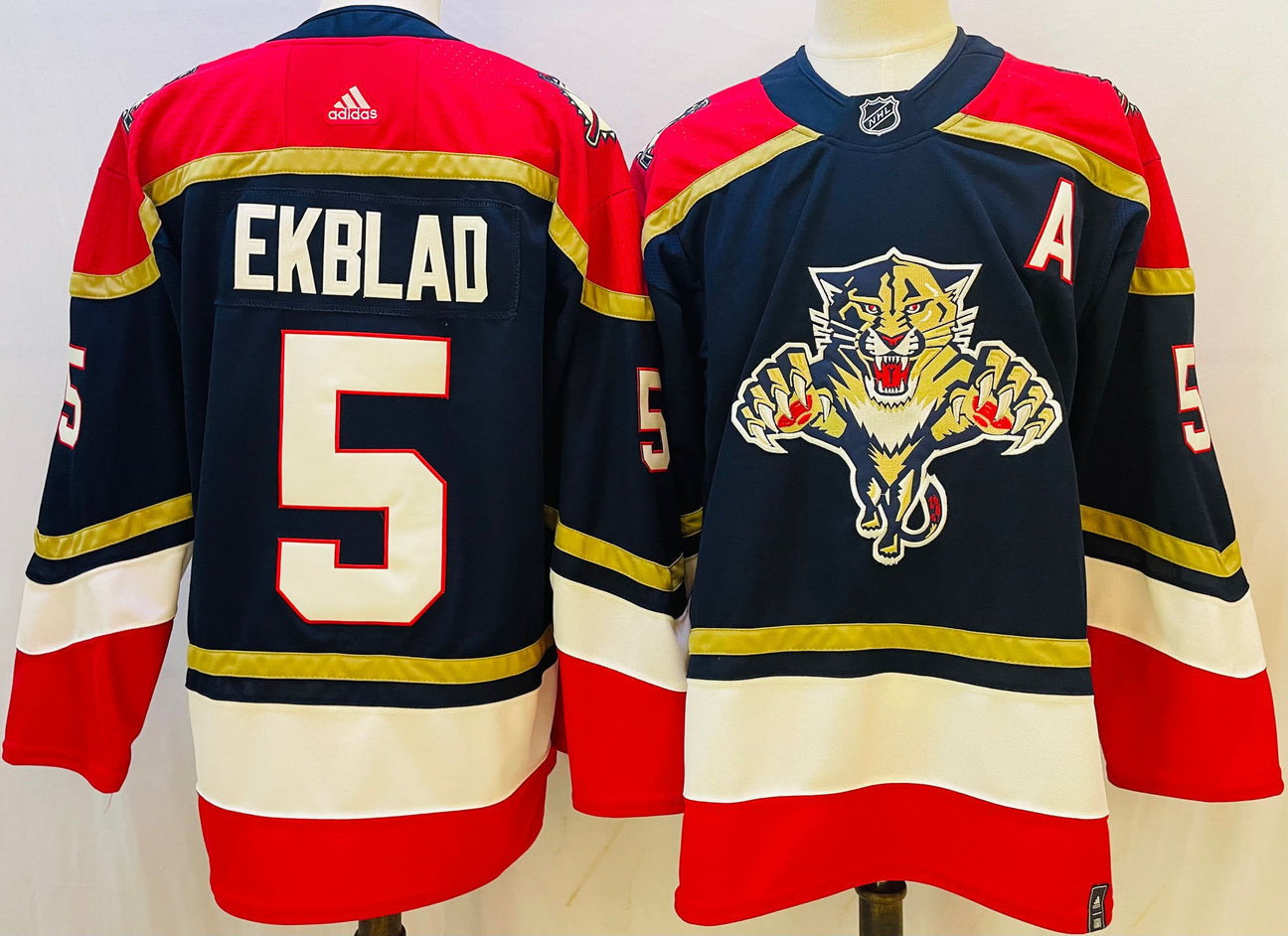 Aaron Ekblad Florida Panthers Official NHL Adidas Jersey