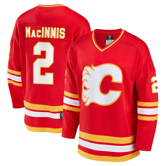 Al MacInnis Calgary Flames Official NHL Adidas Jersey
